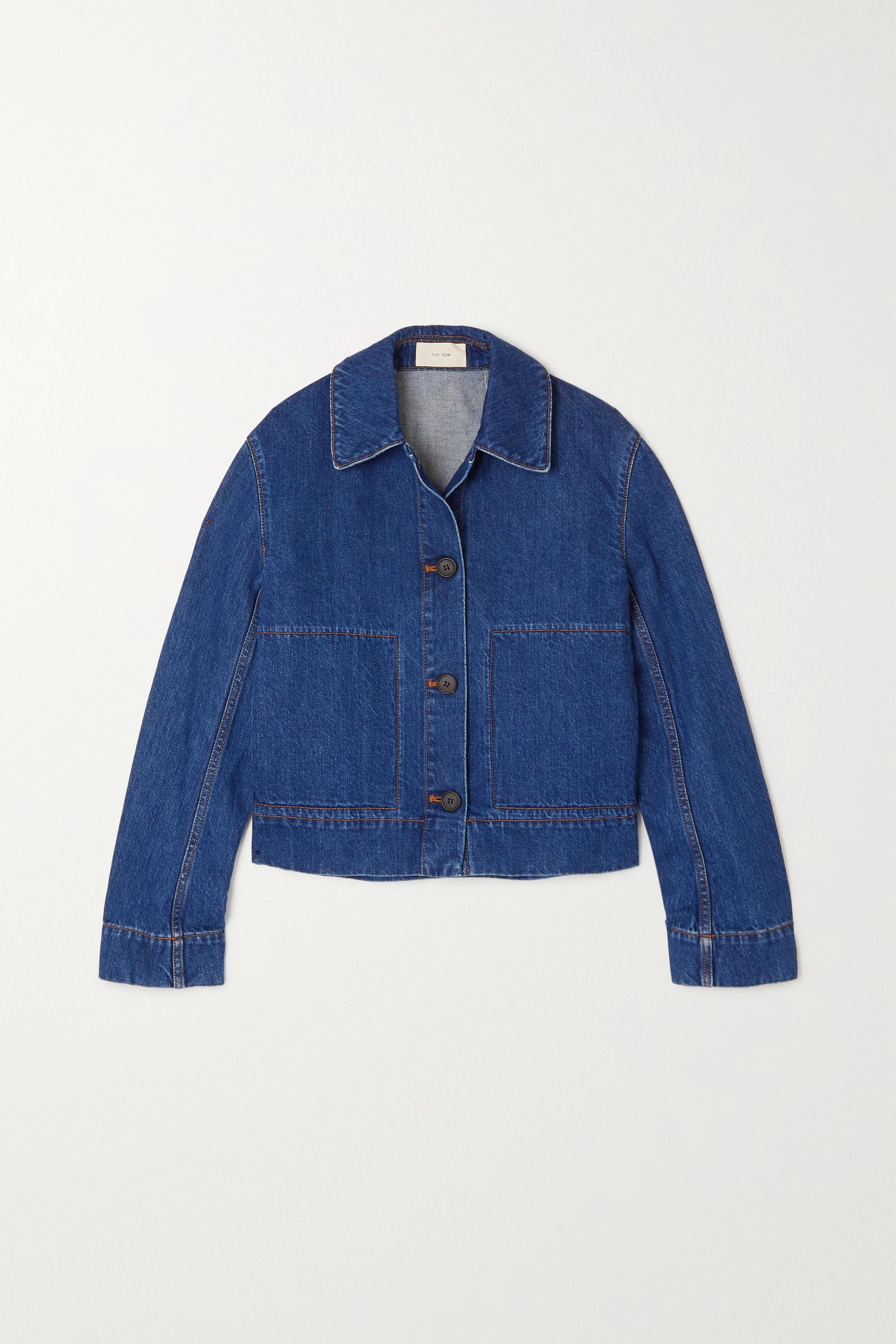 The Row Loes Denim Jacket in Blue | Lyst
