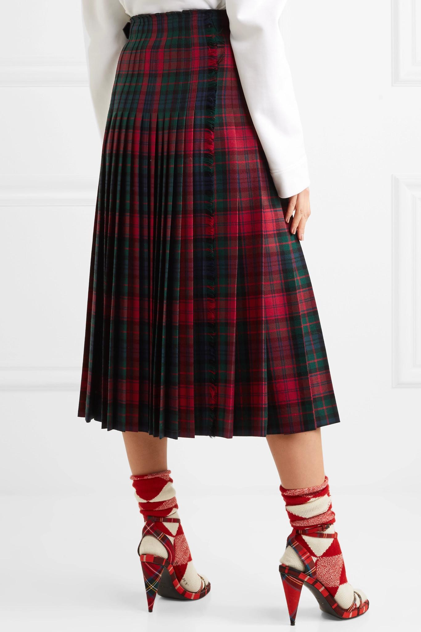 Wool Tartan Skirt At Erin Patteson Blog