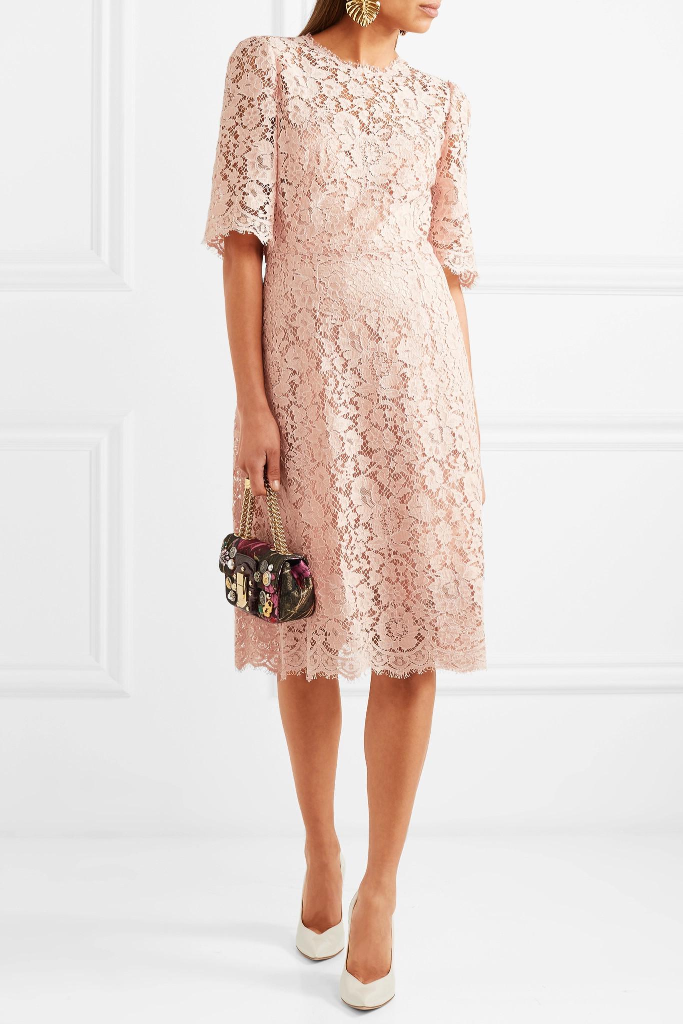 dolce and gabbana lace gown