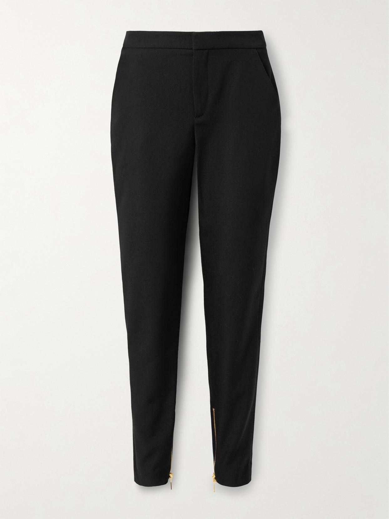 パンツ BALMAIN Women Straight Pants DF0PQ310WC090PA Black The Designer Trouser Collection | BALMAIN