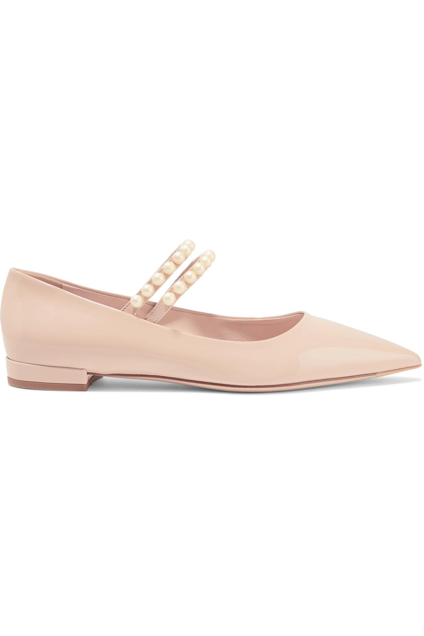 miu miu pearl flats