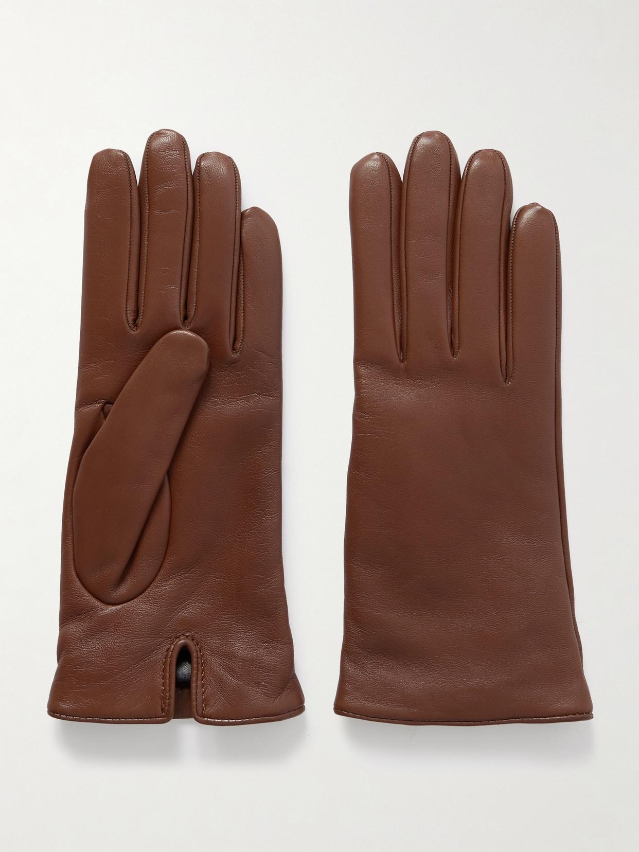 【関税＆送料込み】Saint Laurent Gloves Saint Laurent YSL Patent Lamb Leather Gloves | Neiman Marcus