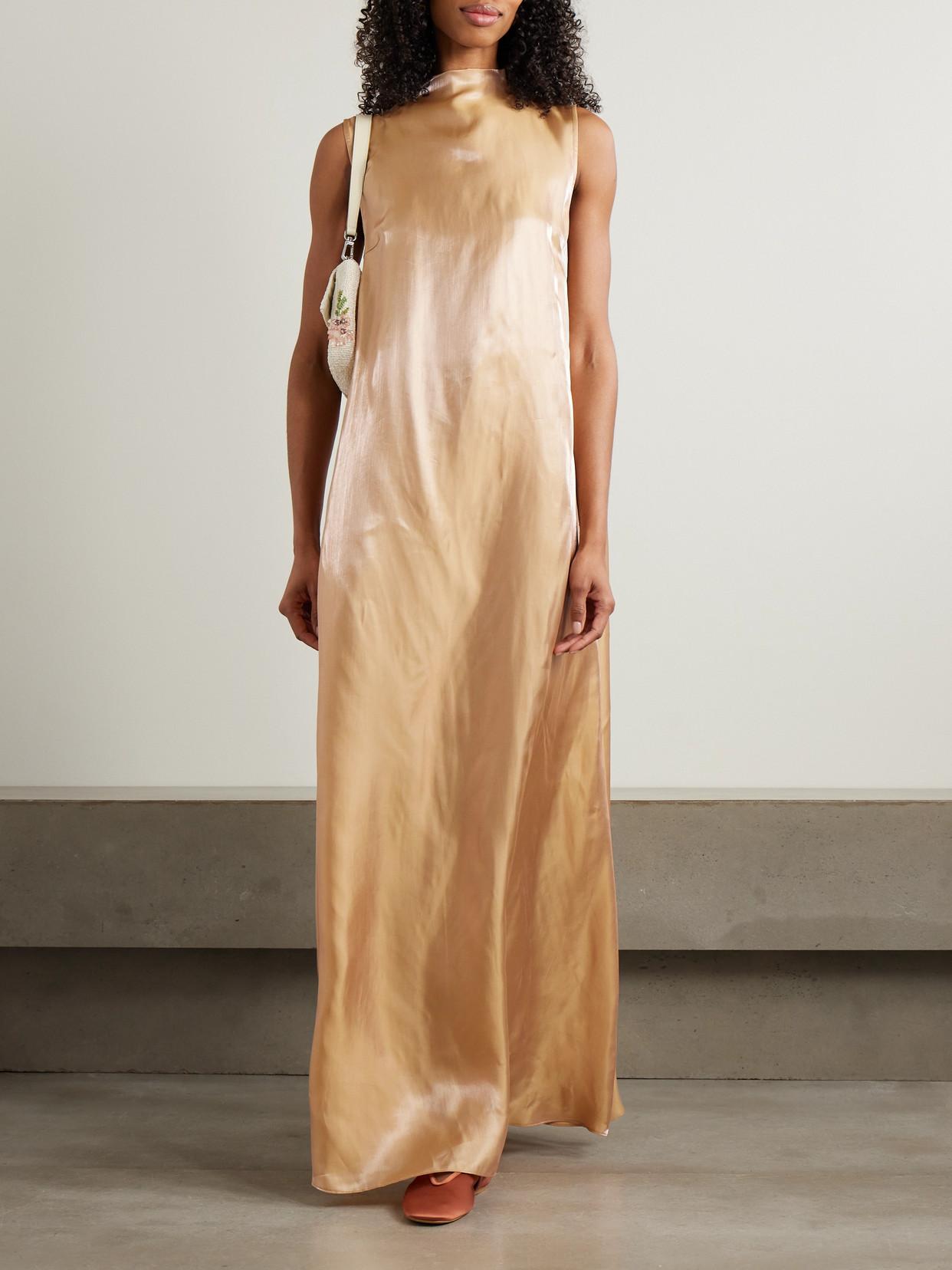 green emerald velvet dress Rachel Allan Carmina RQ1130 30 / Red Gold main image 0