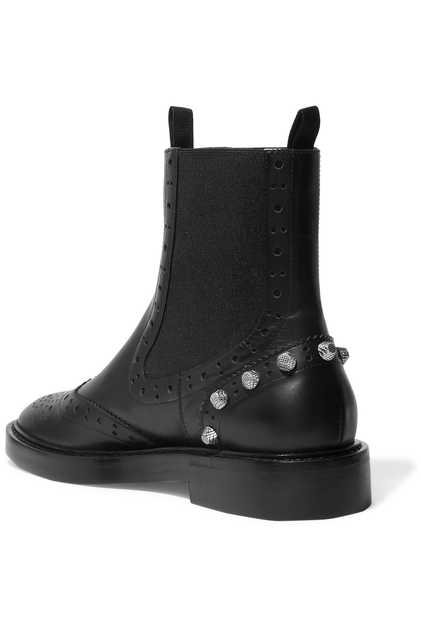 balenciaga studded boots