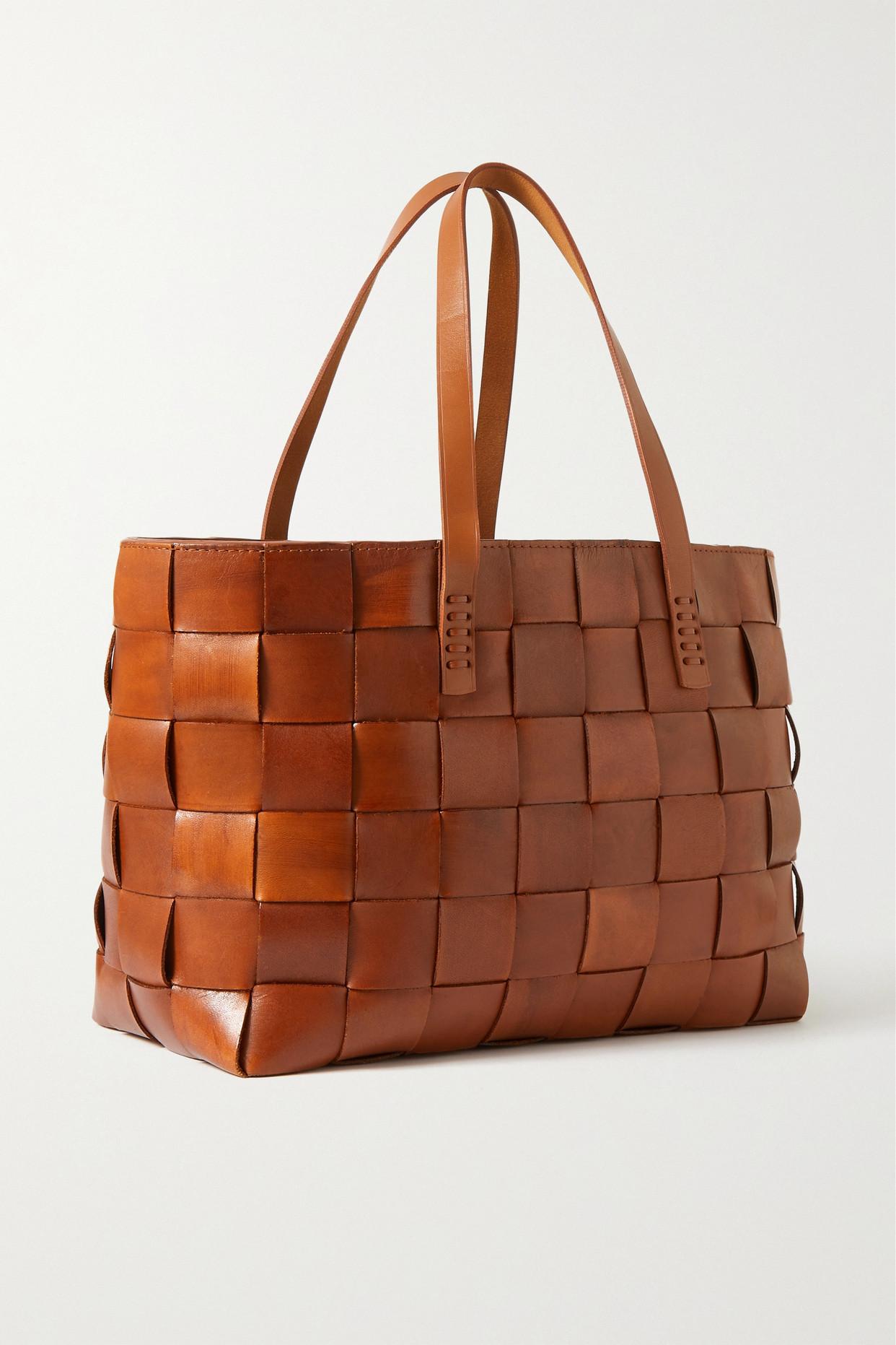 Dragon Diffusion - Japan Tote w/ woven handles Orange Woven