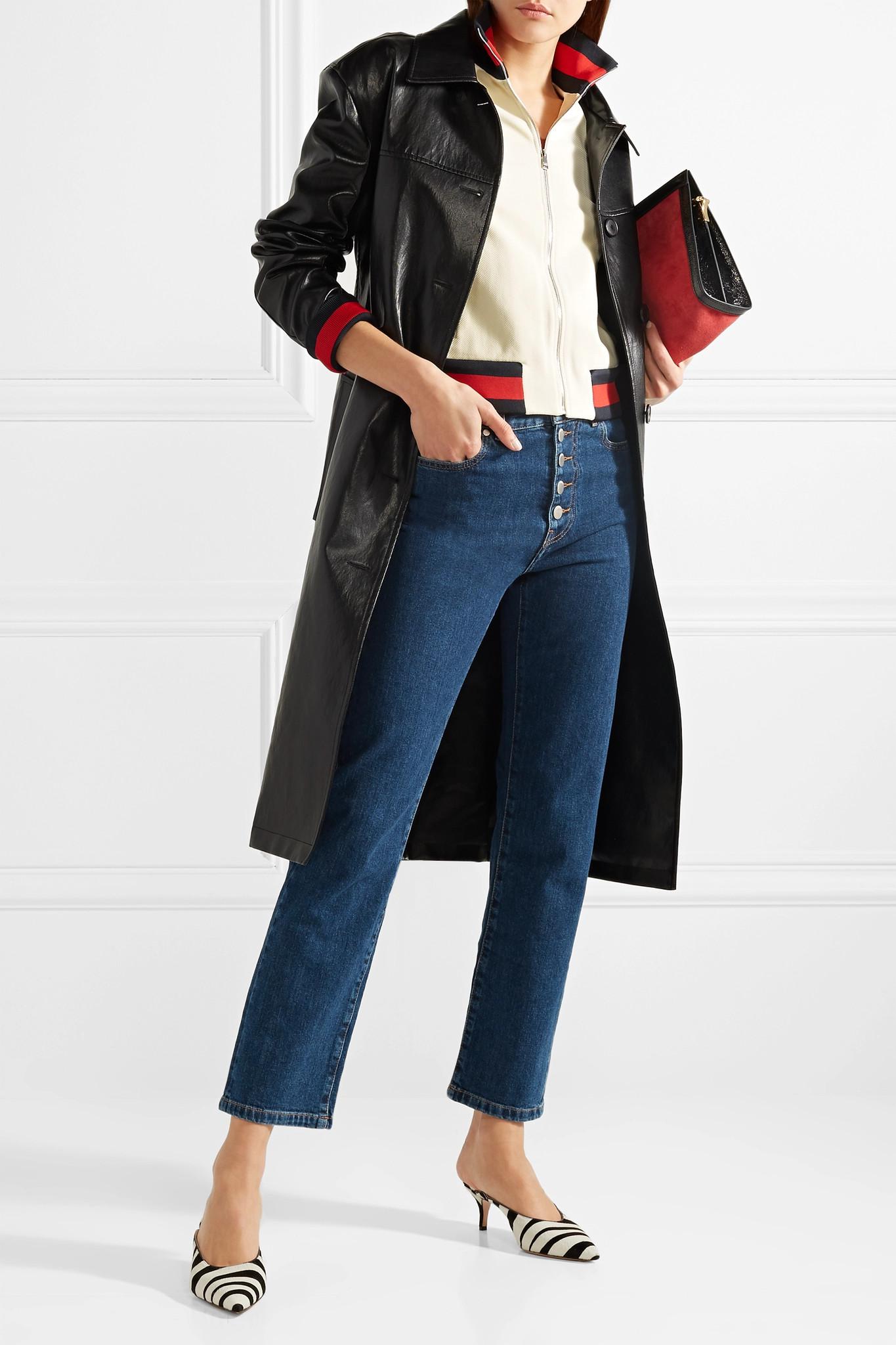 Gucci twill bomber clearance jacket