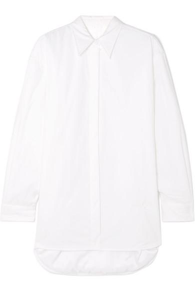 MM6 by Maison Martin Margiela Oversized Padded Cotton-poplin Shirt