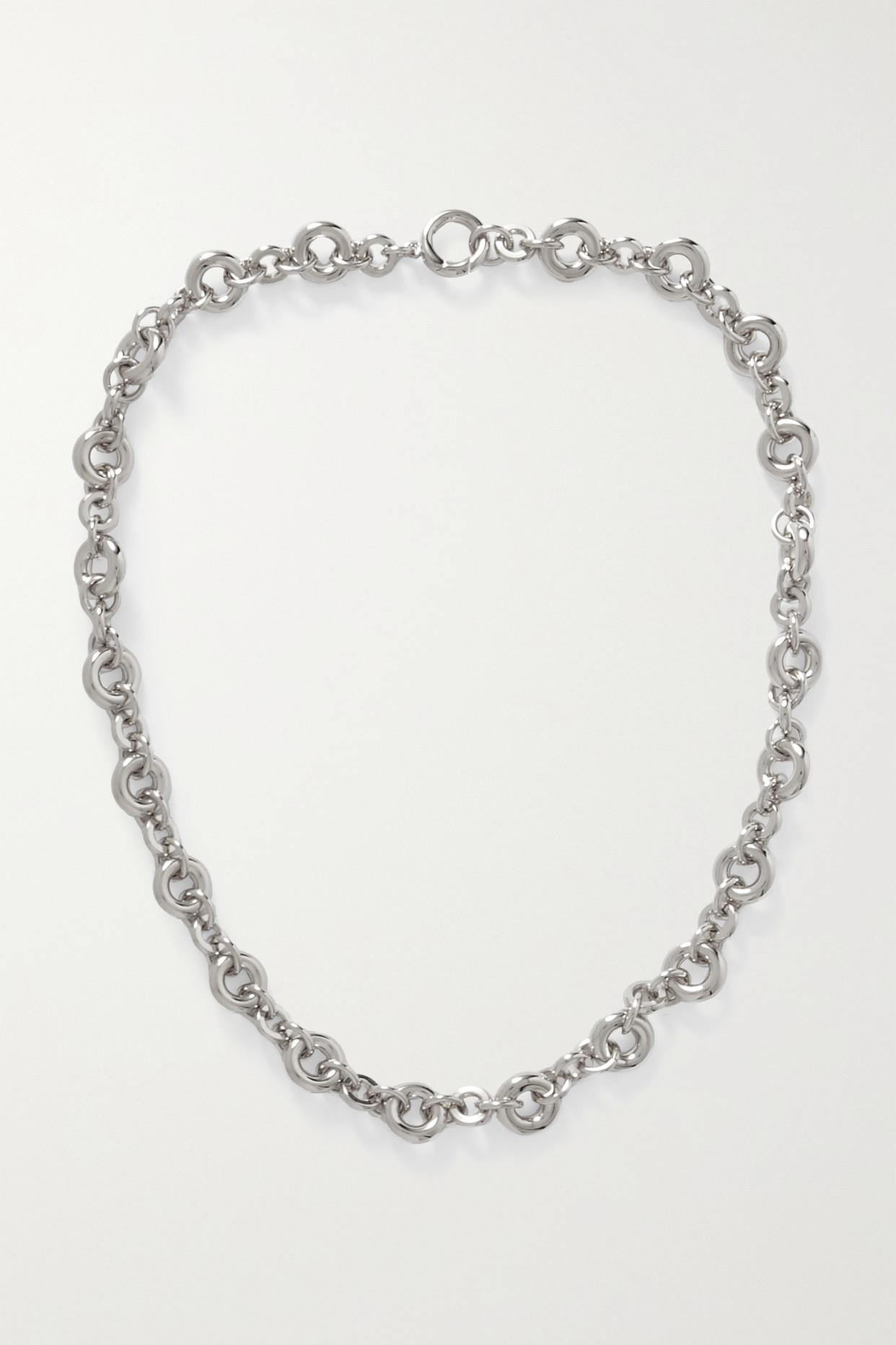 Silver Maremma platinum-plated necklace | Laura Lombardi | MATCHES UK