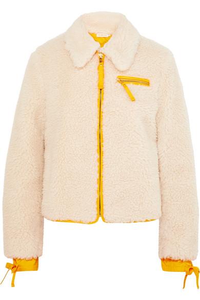 tory burch faux sherpa jacket
