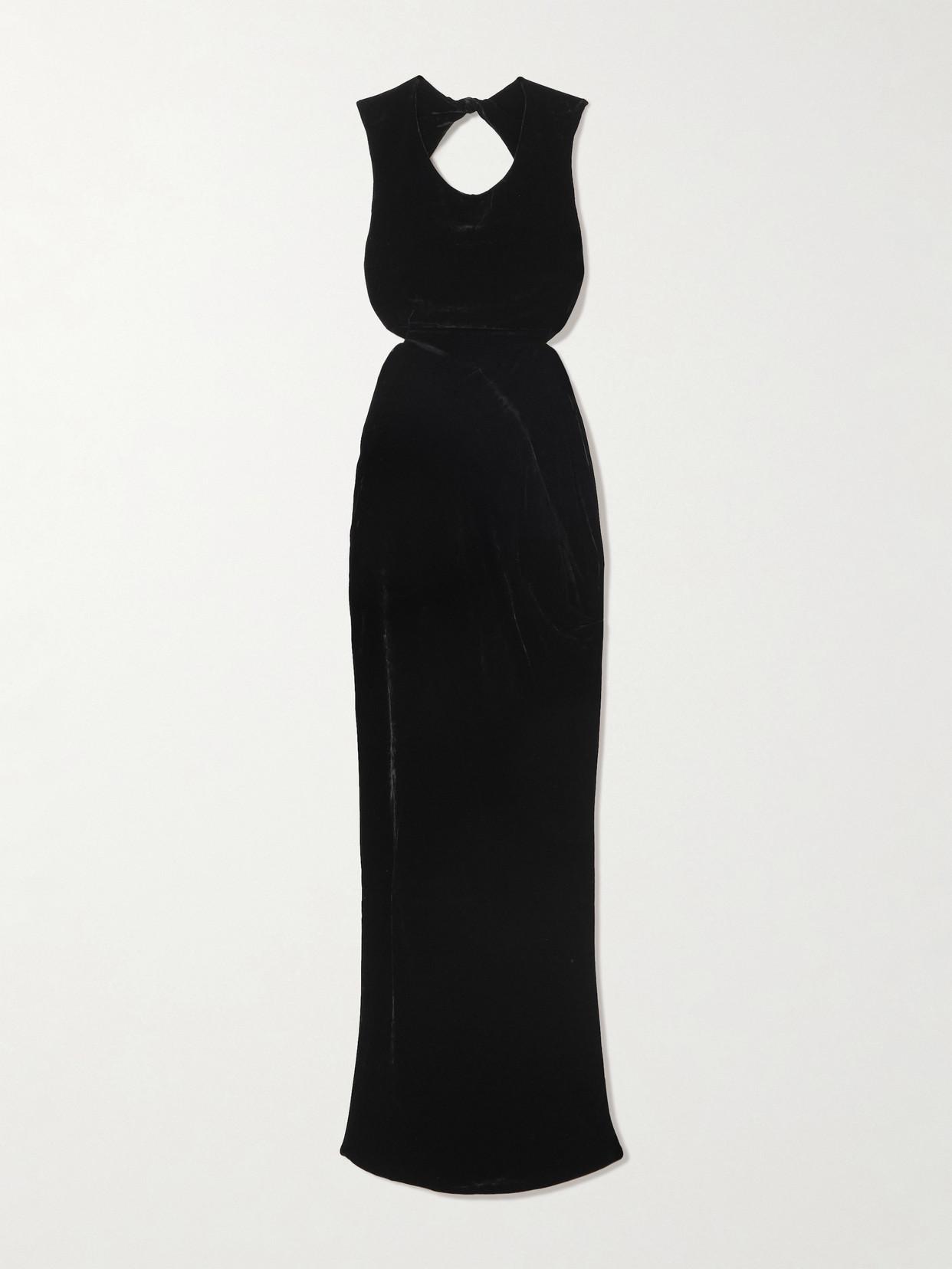 ワンピース RICK OWENS OPEN BACK GOWN LONG DRESS RICK OWENS Open-Back Jersey Gown | endource