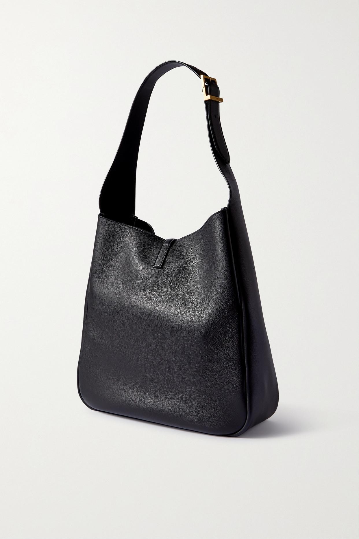 Saint Laurent Le 5 À 7 Supple Large Leather Shoulder Bag in Black | Lyst