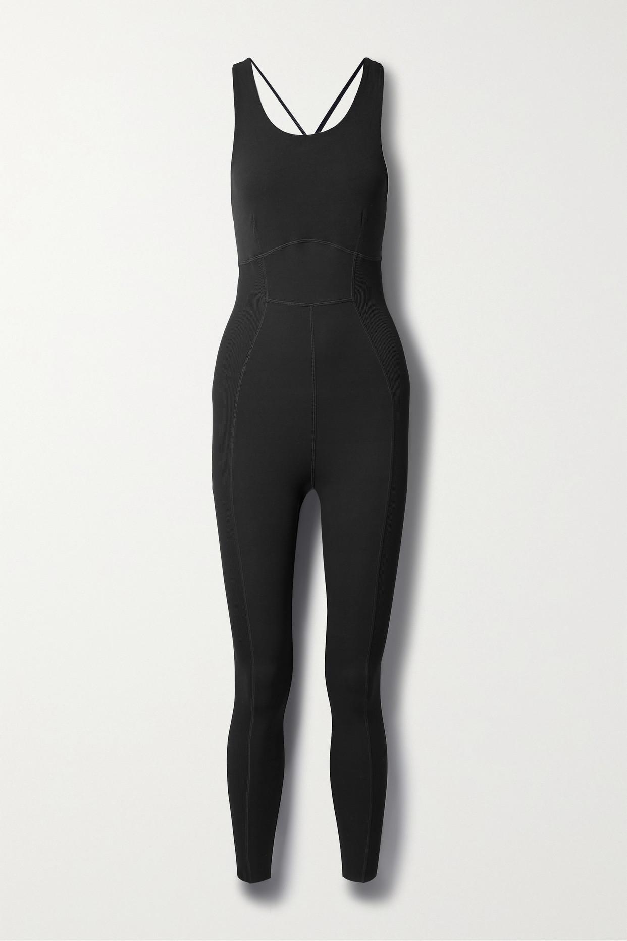 Nike Yoga Luxe Dri-fit Jumpsuit in Black