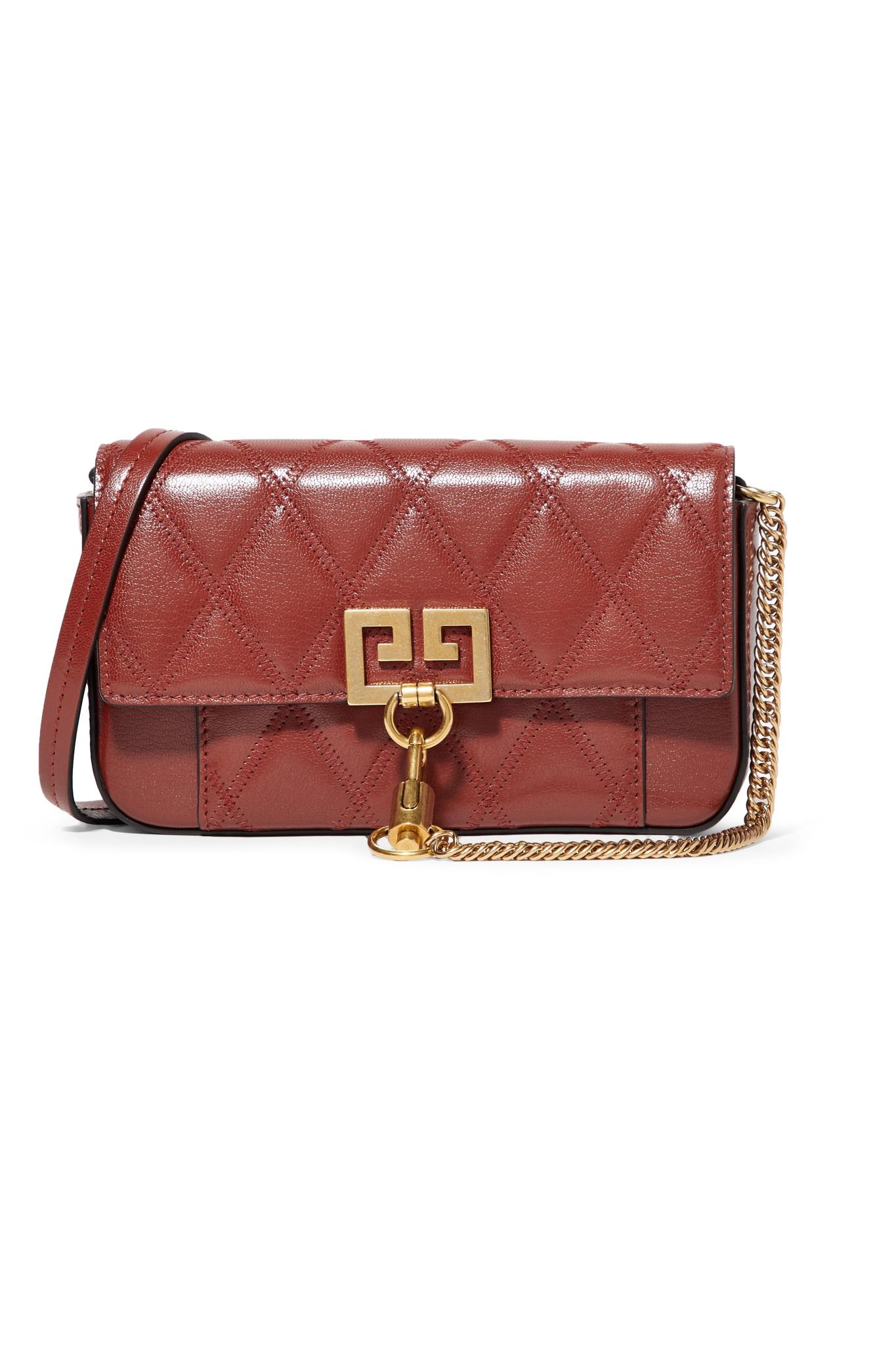 Givenchy Pocket Mini Quilted Leather Shoulder Bag - Lyst