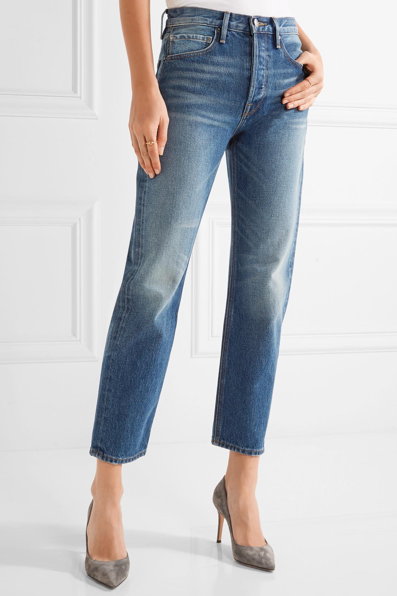 FRAME Denim Rigid Re-release Le Original High-rise Straight-leg Jeans ...