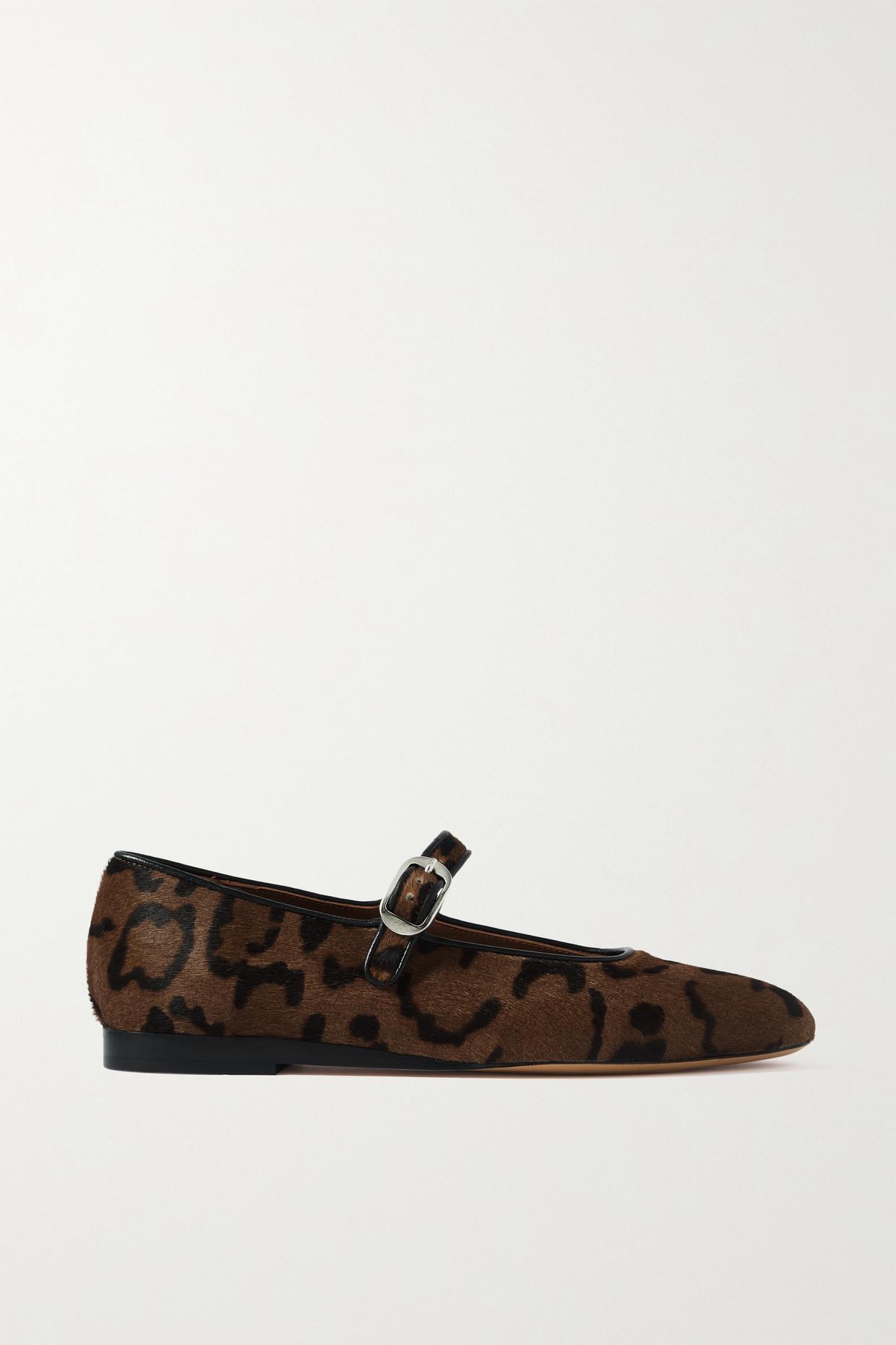 Leopard print mary janes 2025