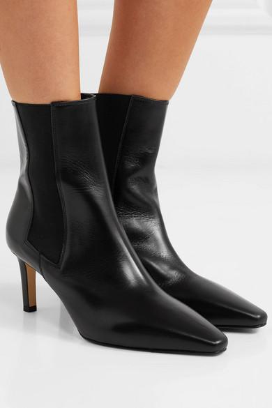 Aeyde Leila Leather Ankle Boots in 