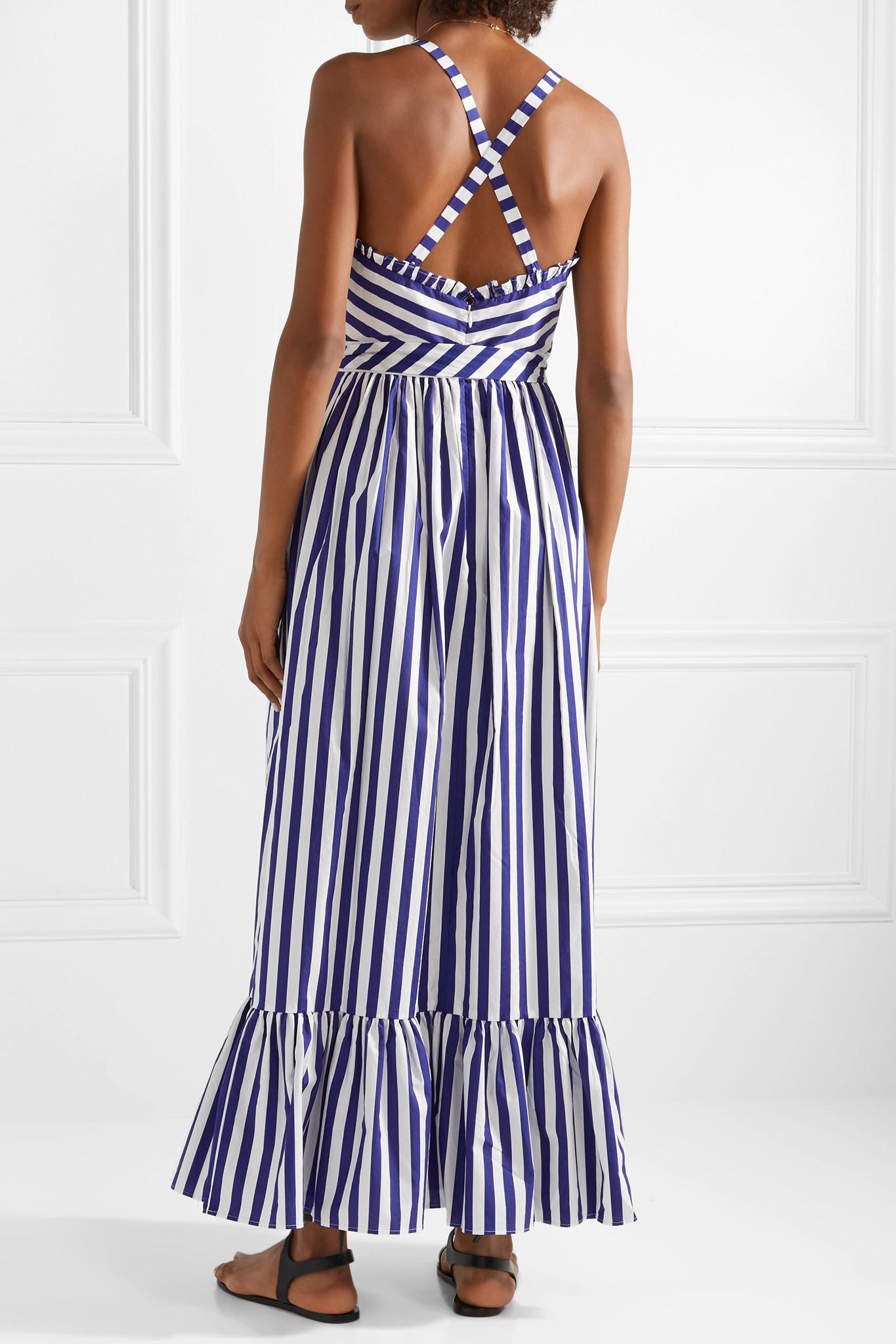 j crew striped maxi dress A STRIPED MAXI DRESS MADE FOR MEMORIAL DAY WEEKEND