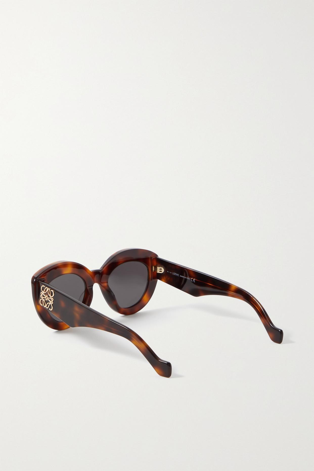 Loewe Cat-eye Tortoiseshell Acetate Sunglasses in Brown | Lyst