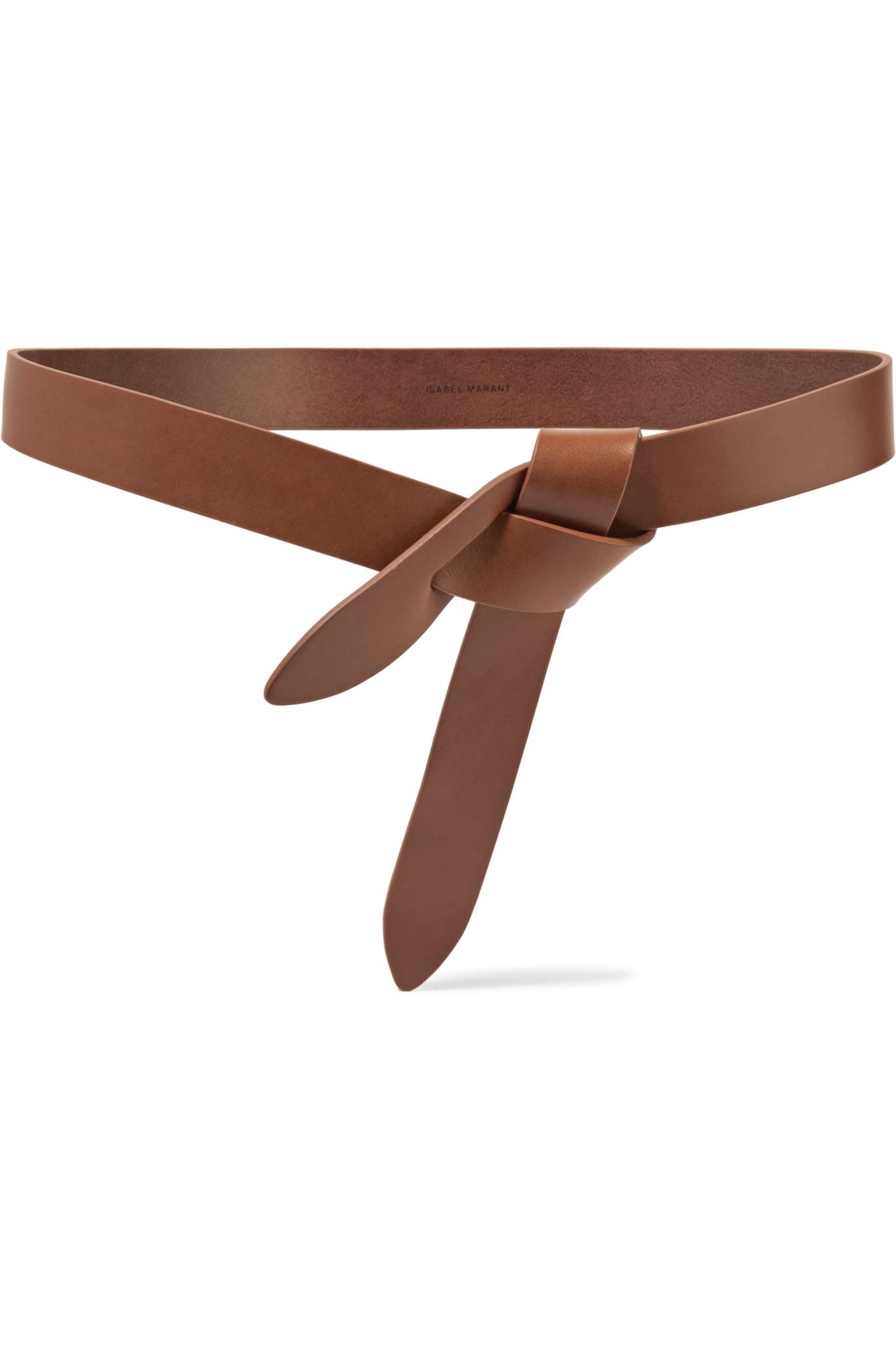 isabel marant lecce leather belt