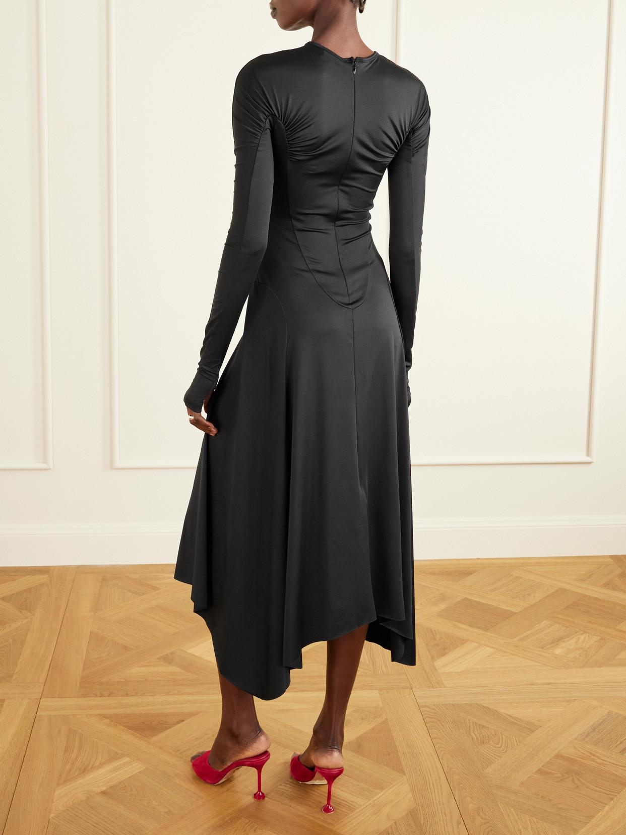 ulla johnson black midi dress Ulla Johnson Cotton Othella Midi Dress - Black