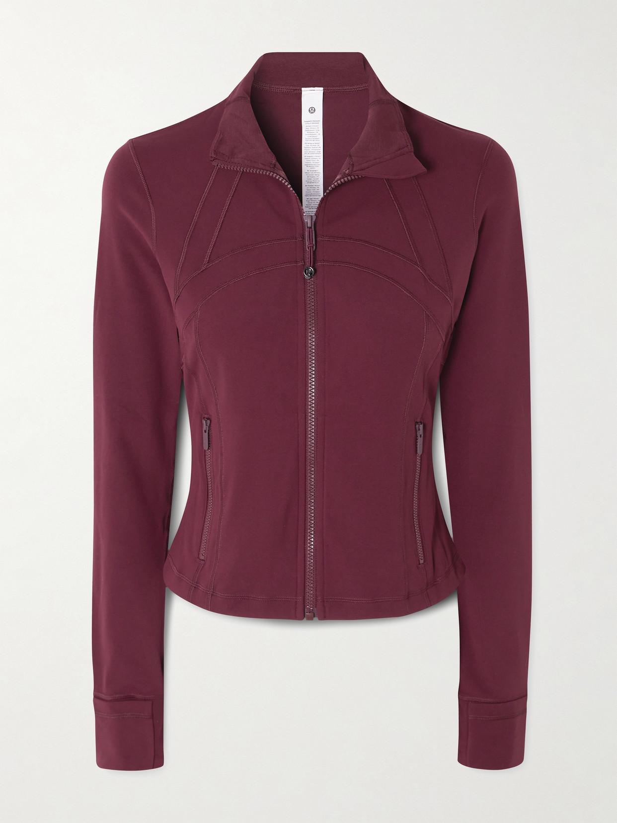ルルレモン Burgundy Define ジャケット Nulu サイズ4 lululemon Define Cropped Nulu Jacket in Purple | Lyst UK