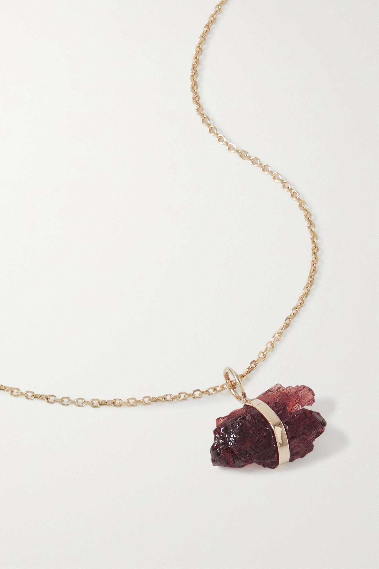 Burgundy Crystal & Garnet Pearl Necklace – Giavan