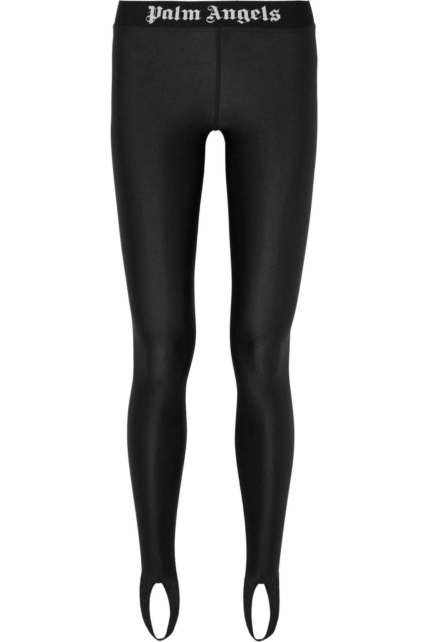 palm angels black leggings