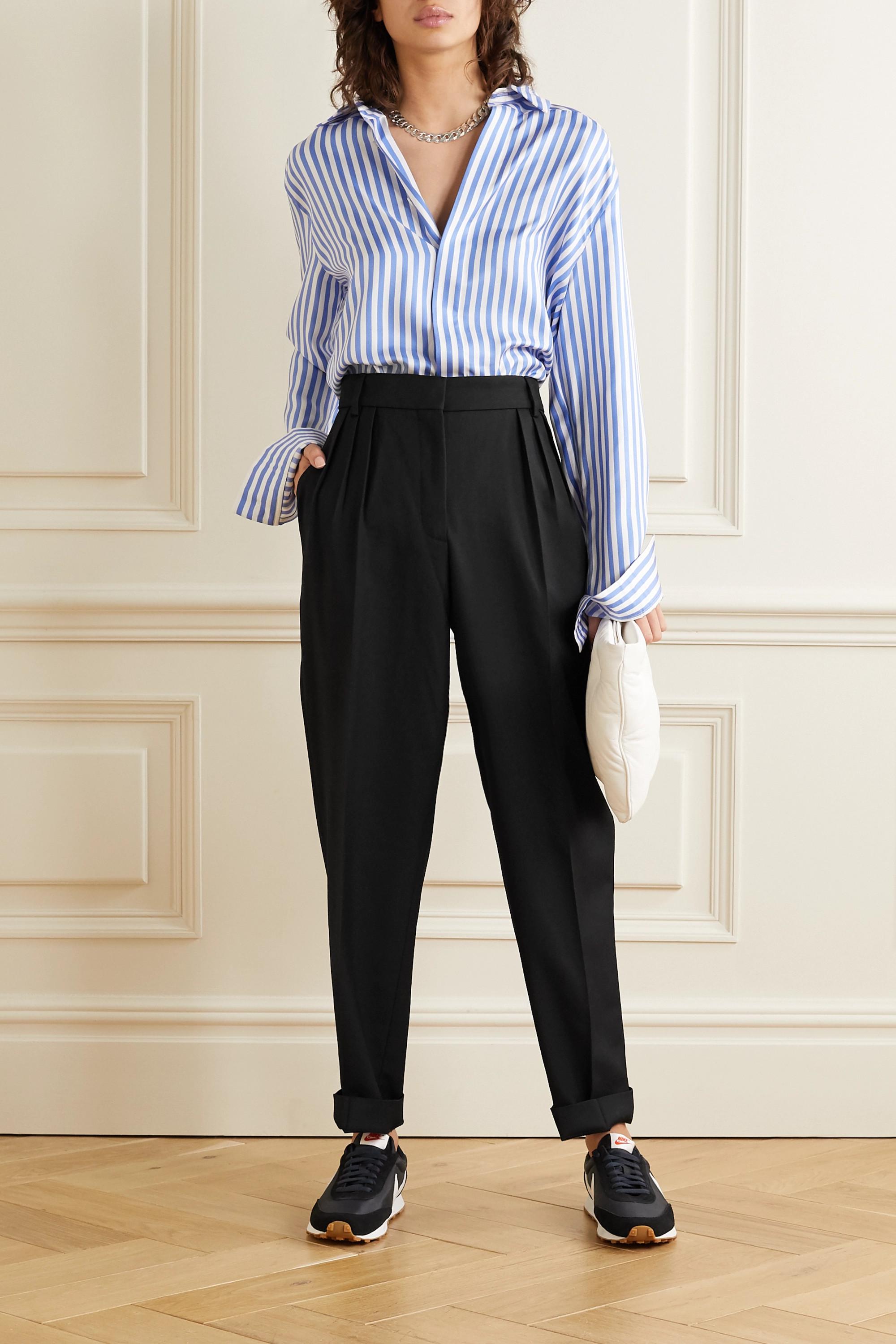 Acne Studios Wool Pleated Grain De 
