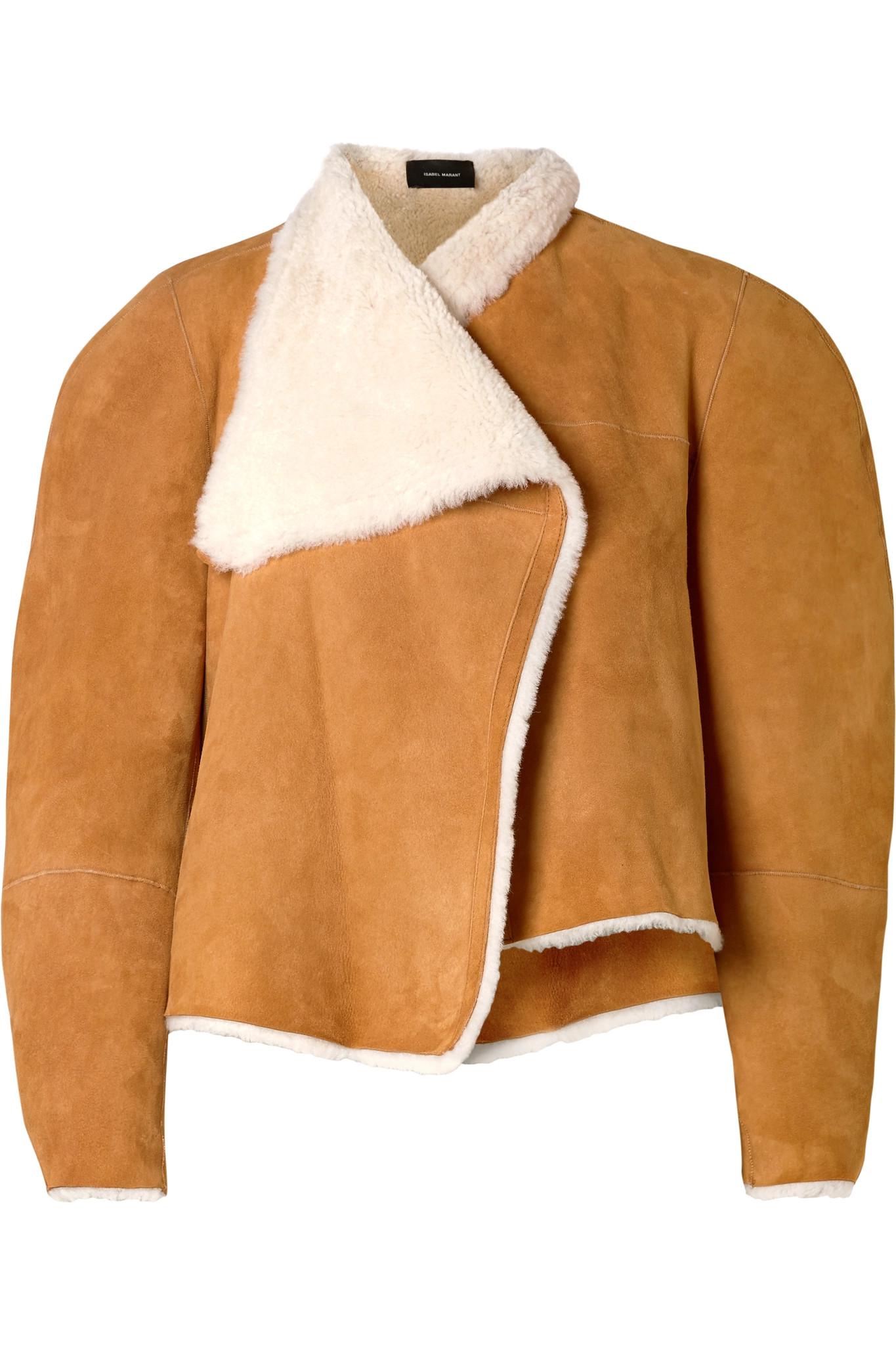 isabel marant suede jacket