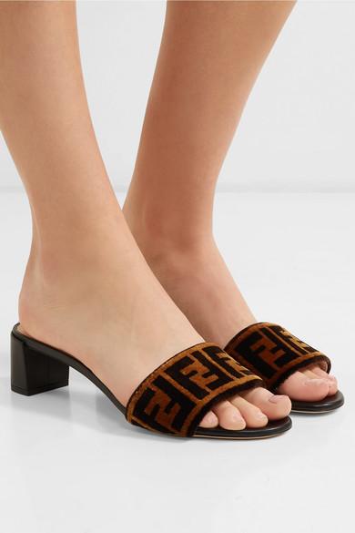 fendi mules heel