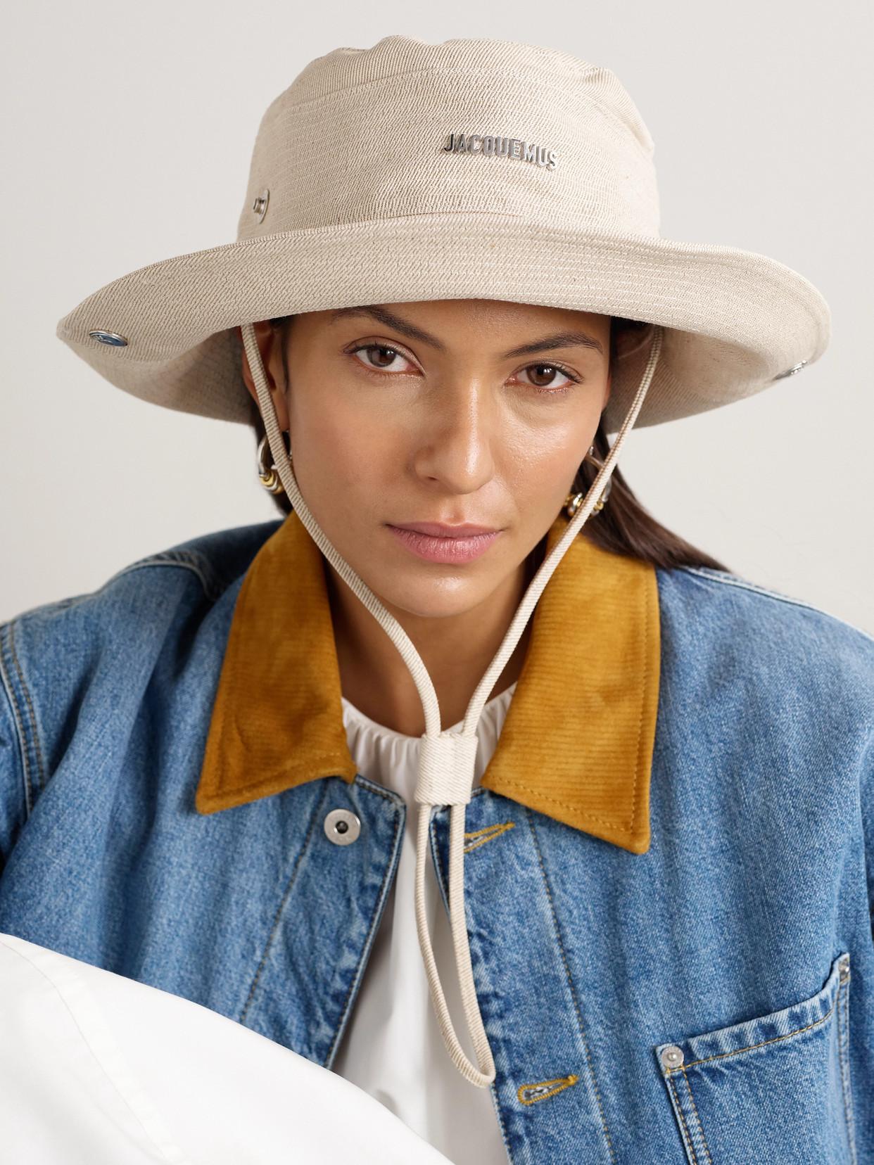 Jacquemus Le Bob De Nimes Embellished Linen And Cotton-Blend 
