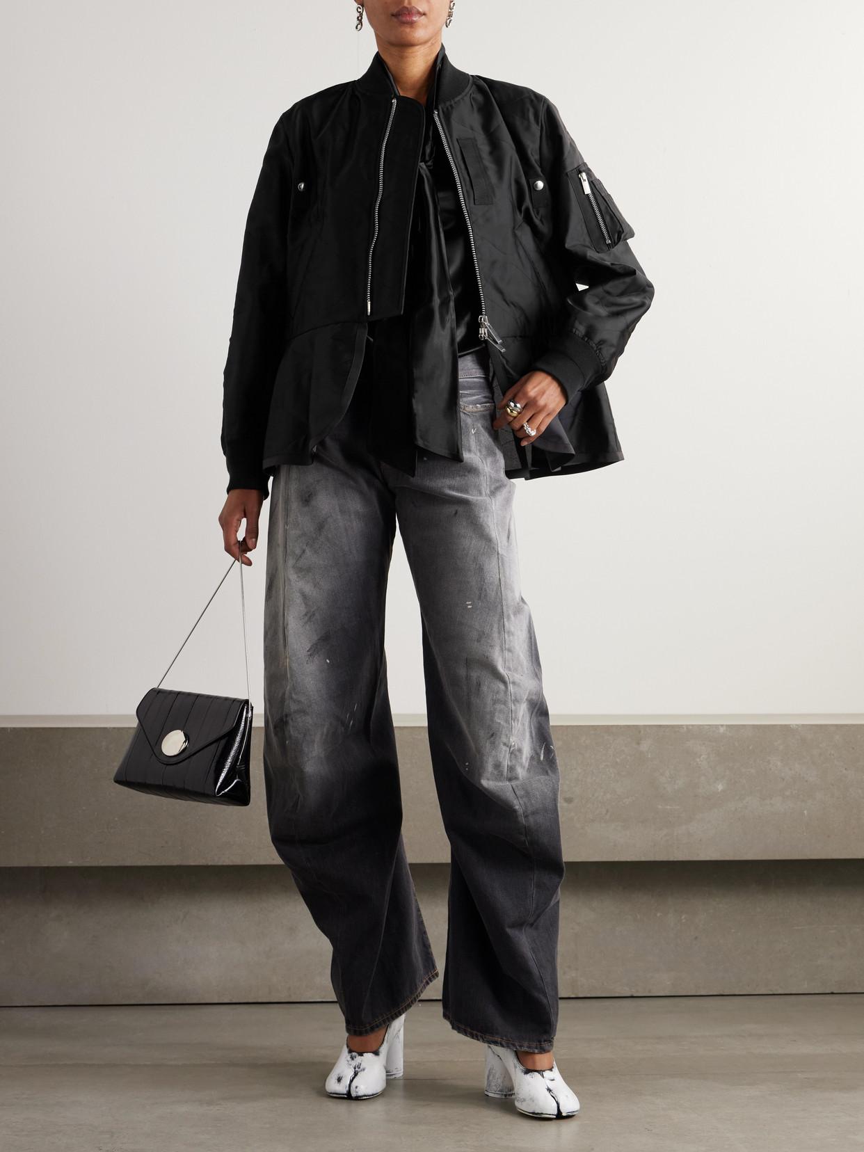 ■sacai■サカイ■Quilted Satin Peplum Jacket■ジャケット■ Sacai Quilted Satin Peplum Jacket | Nordstrom