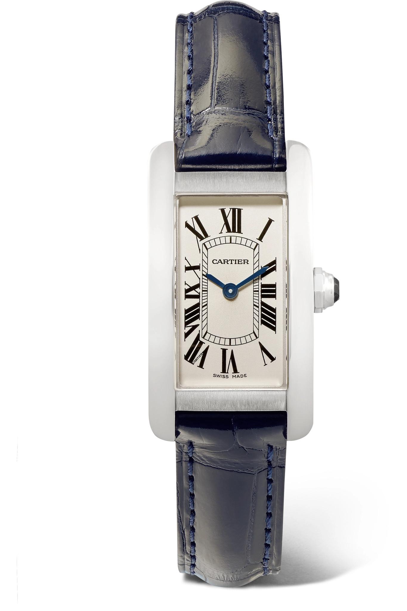 Cartier Synthetic Tank Américaine 19mm 