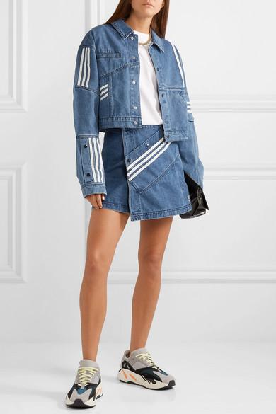 adidas danielle cathari denim skirt