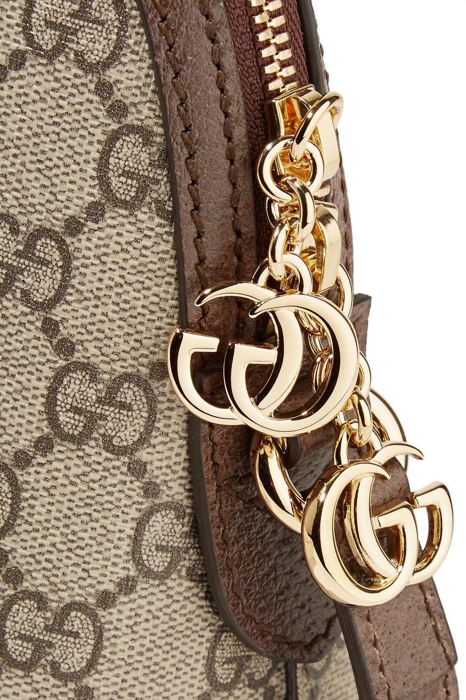 Gucci Brown Jumbo GG Canvas Ophidia Key Coin Pouch – My Closet Rocks