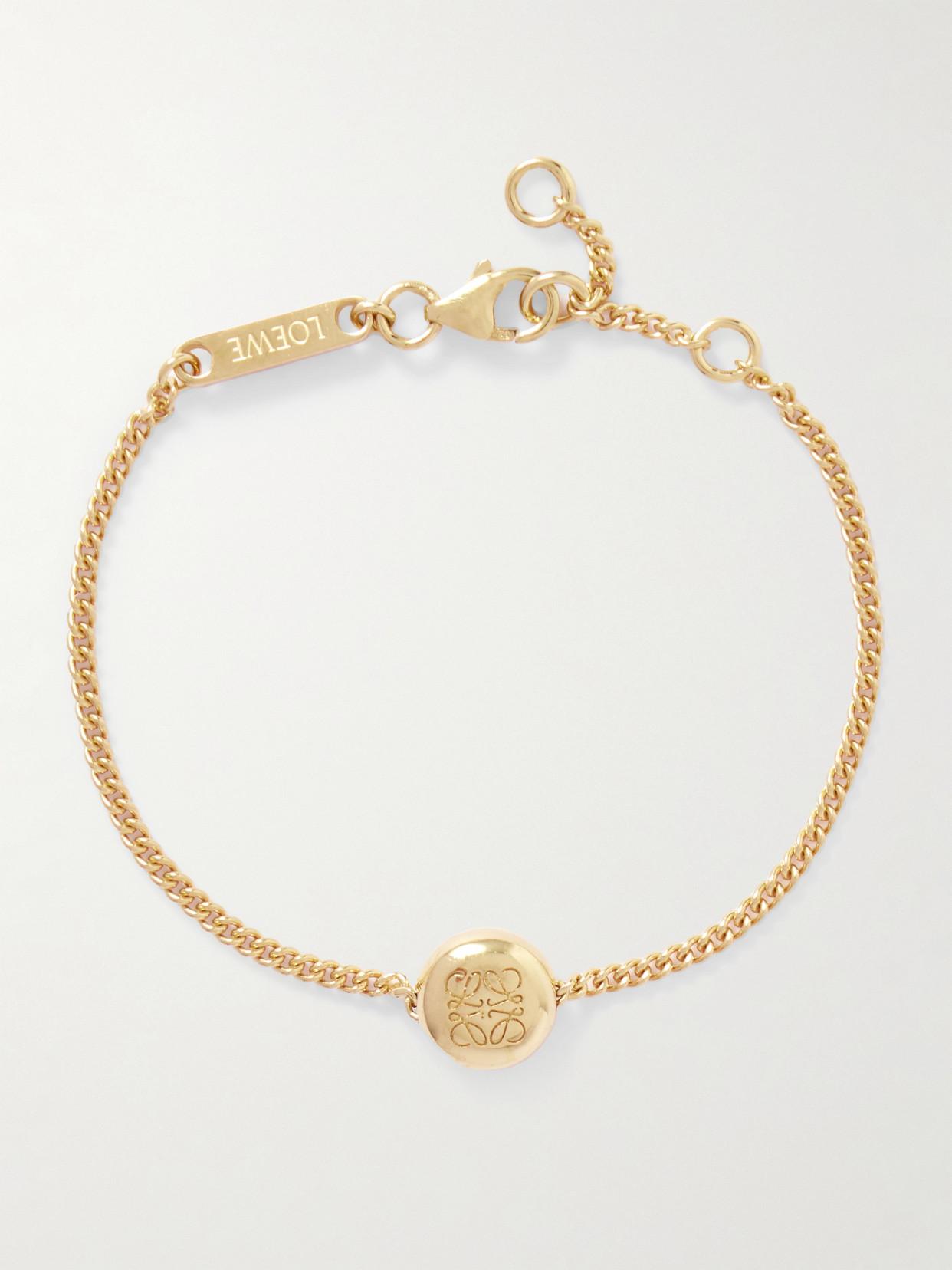 【送料&関税込】Loewe Gold l Bracelet Loewe Anagram Bracelet GP Gold | eBay