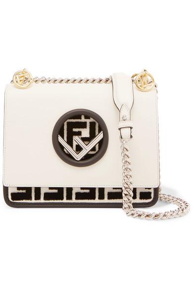 black and white fendi bag