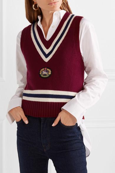 burberry knitted vest