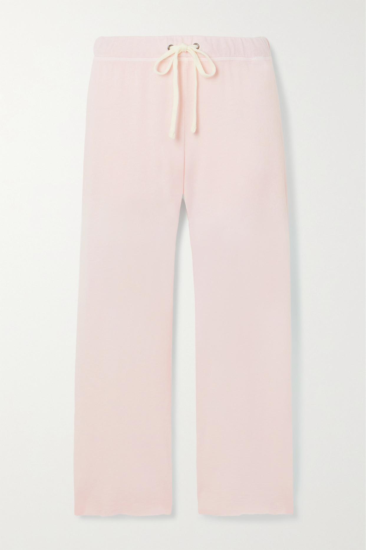 JAMES PERSE Genie Supima cotton-terry track pants