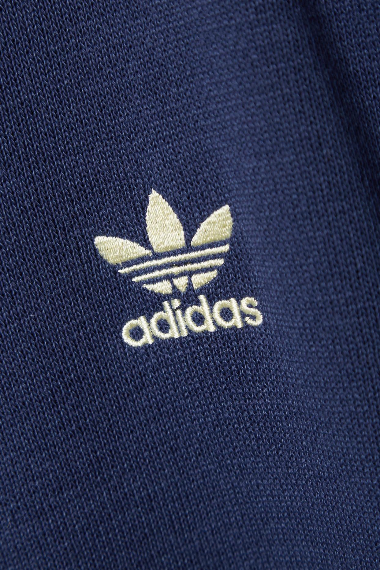 adidas Originals + Wales Bonner Crochet-trimmed Knitted Track Jacket in  Blue | Lyst