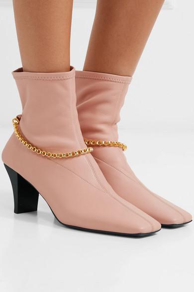 blush sock booties
