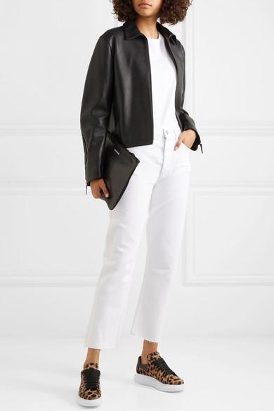 alexander mcqueen trainers leopard print