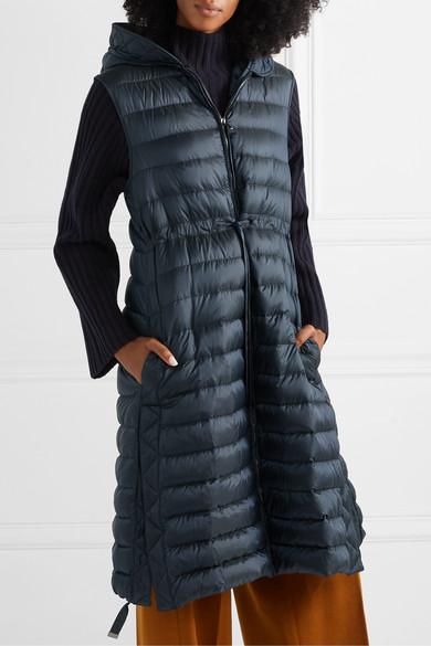 Max Mara The Cube Quilted Shell Down Vest in Midnight Blue (Blue) | Lyst