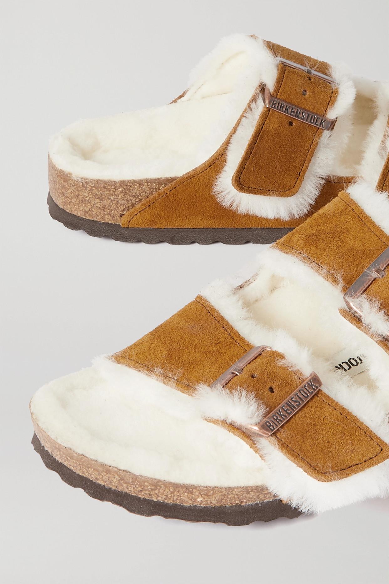 fur lined birkenstocks