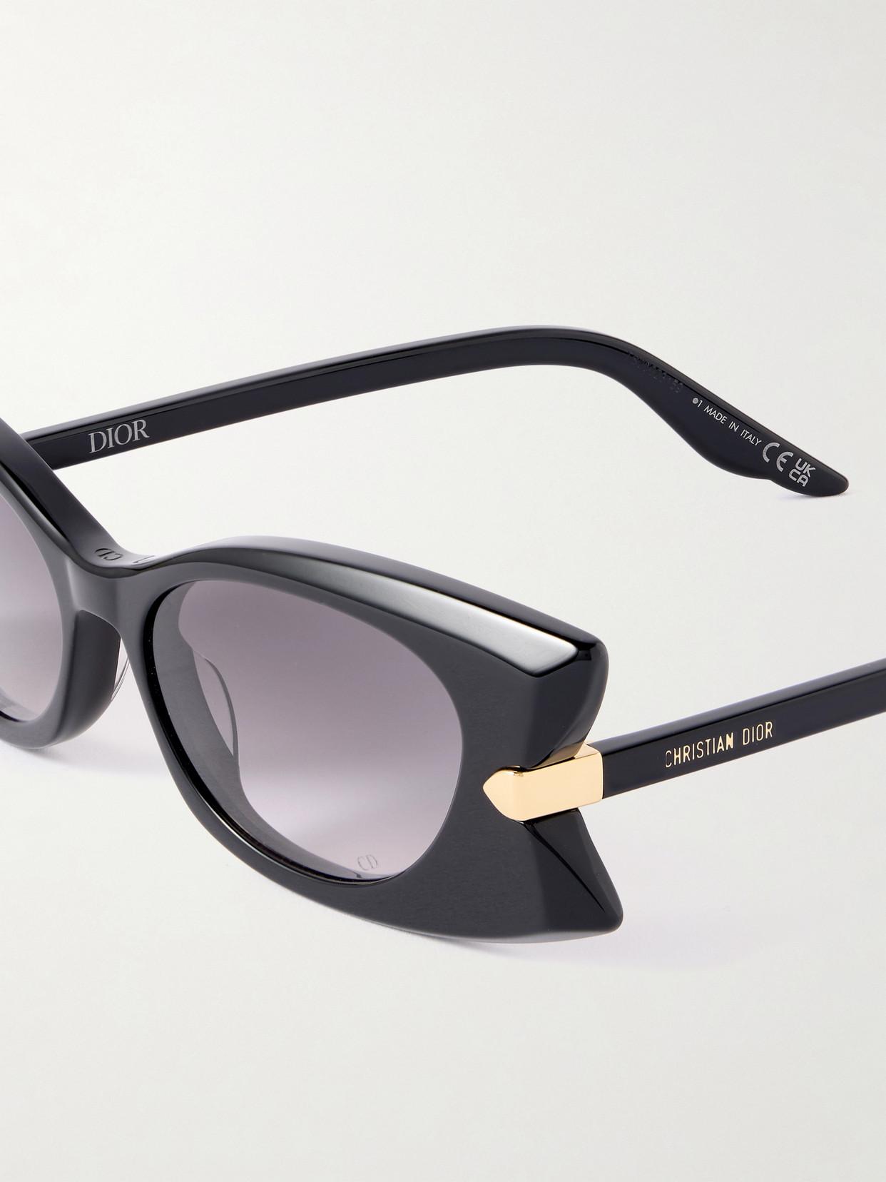 Dior ブラック キャットアイ サングラス Dior Diorbutterfly S2I Cat-Eye Acetate Sunglasses in Black | Lyst