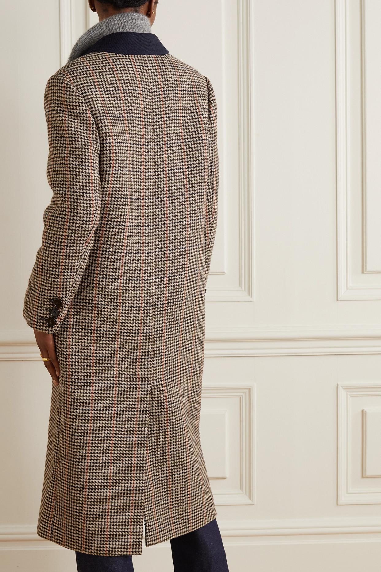 tweed houndstooth coat