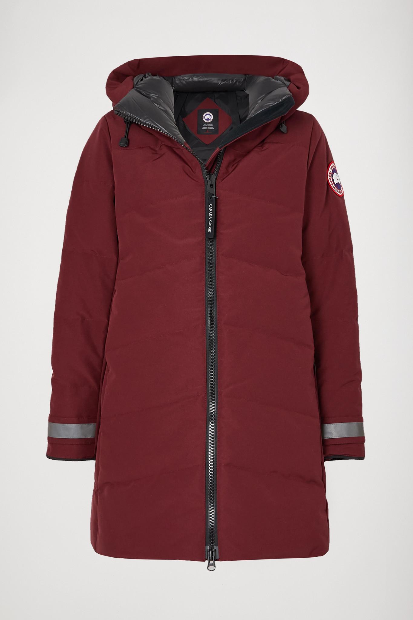 canada goose maroon jacket