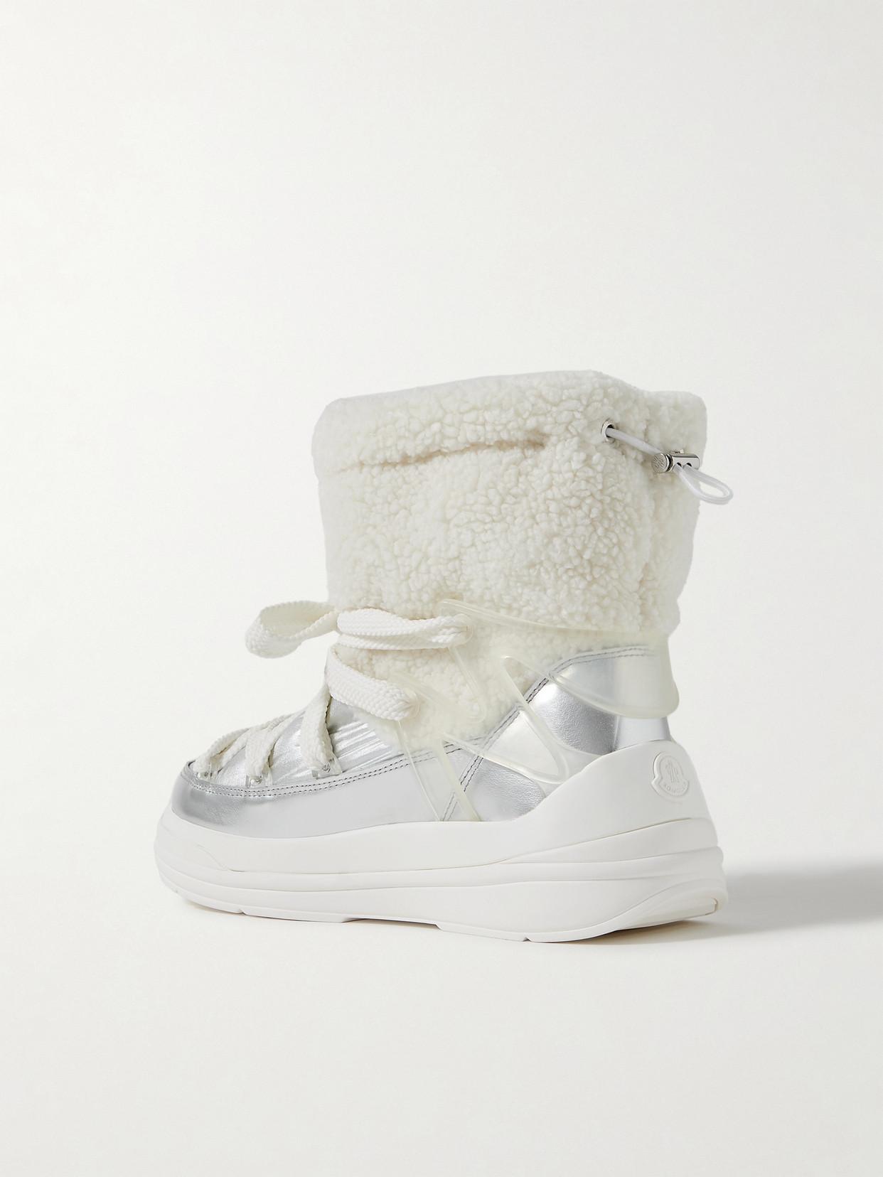 White Moncler Boots for Women | Lyst