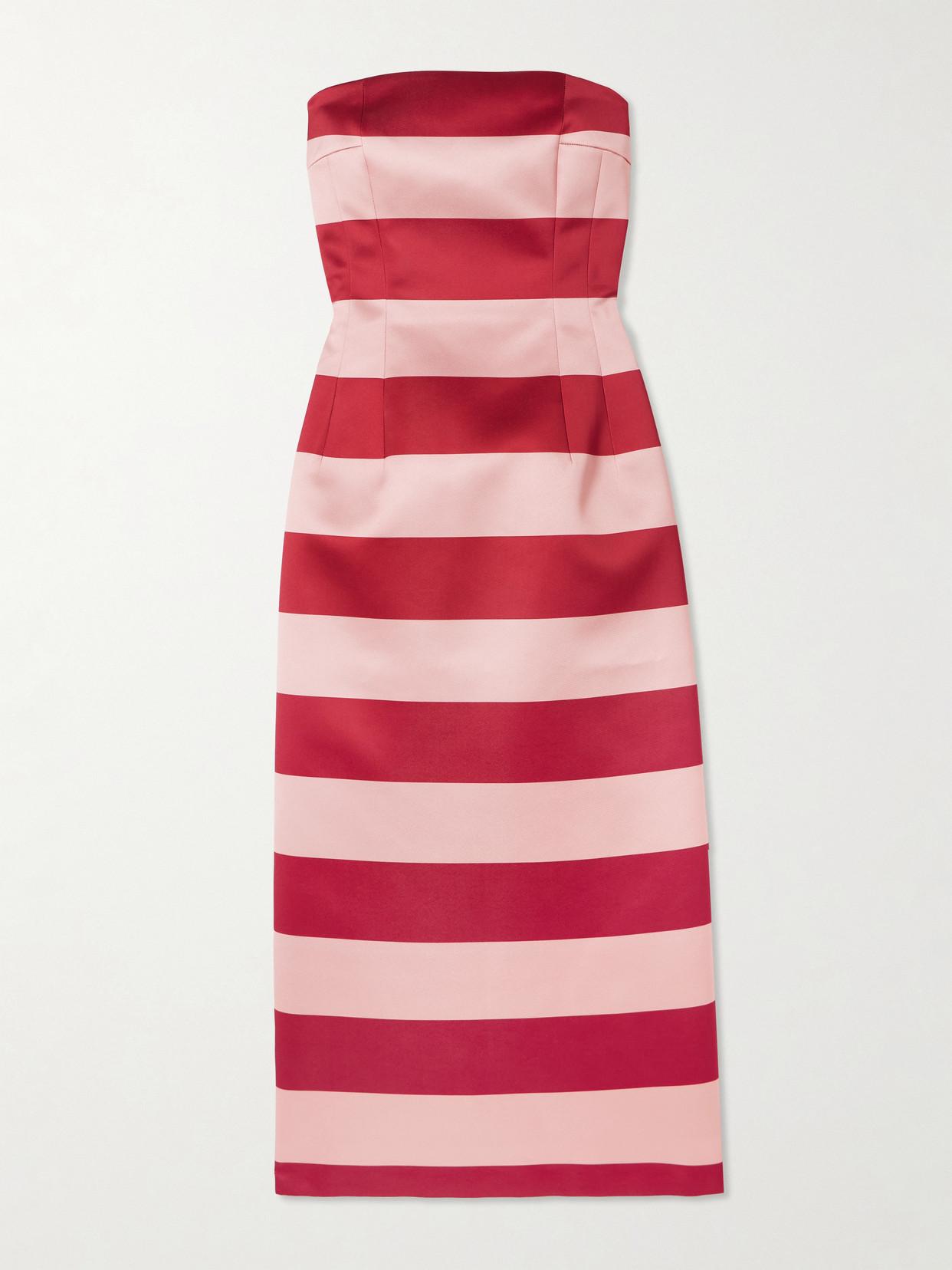emilia wickstead strapless pleated crepe mini dress Emilia Wickstead | Dresses | Emilia Wickstead Fortuna Strapless Pleated Cloqu Mini Dress Pink Uk 6 Us 2