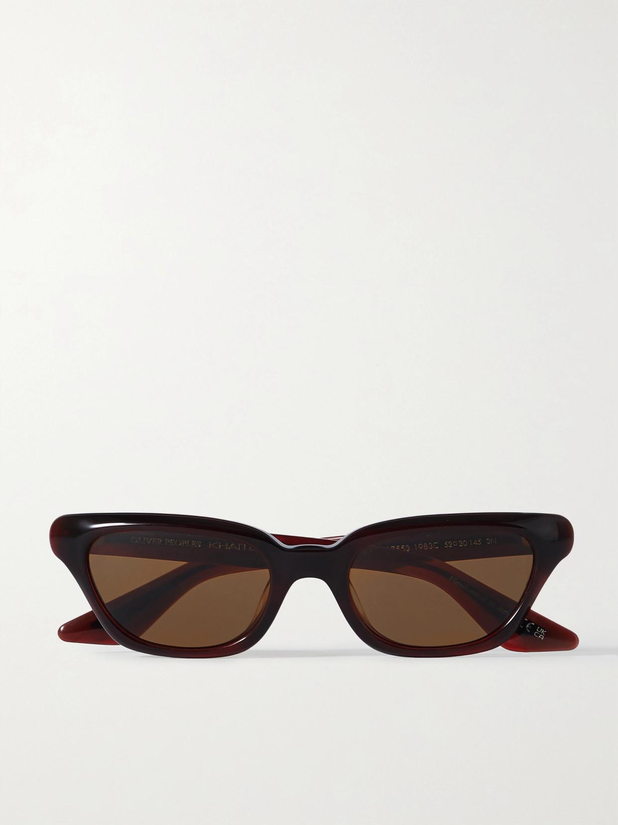 Oliver Peoples Khaite 1983C Cat-Eye Acetate And-Tone  display picture 2
